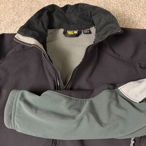 Mountain Hardwear Womens Windstopper Soft Shell Jacket Size 14 Black Gray